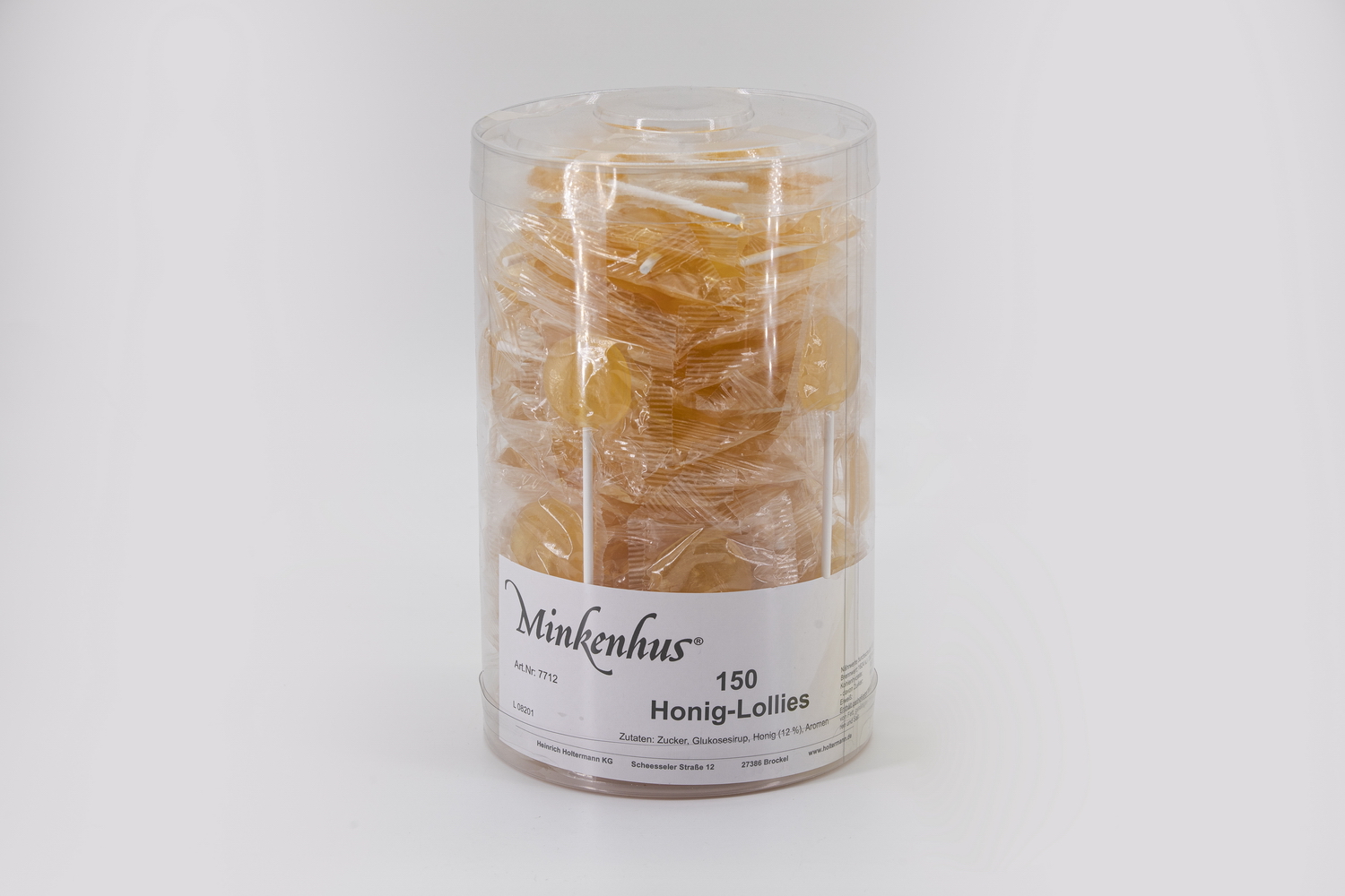 Minkenhus® Honig-Lollies in der Spar-Dose