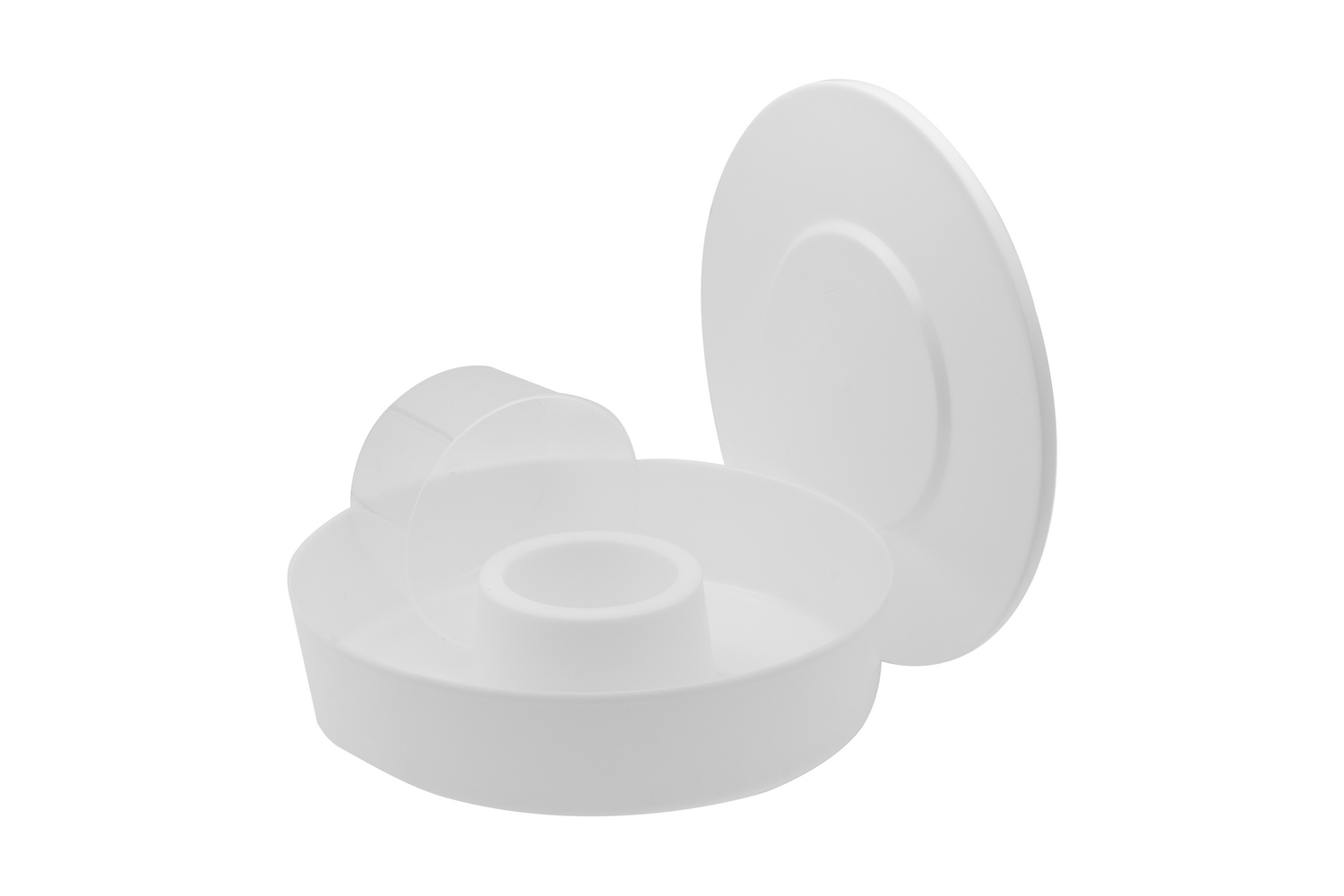 Futtertrog aus Kunststoff 6 Liter rund