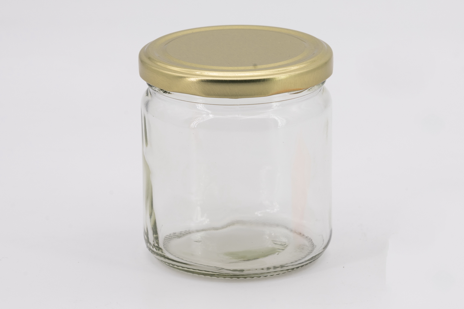Round glass 400 ml with 82 gold