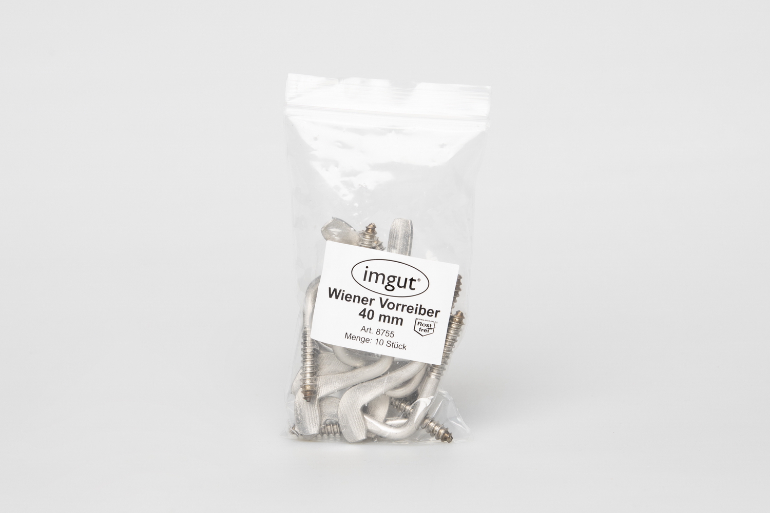 Wiener Vorreiber Edelstahl 20 mm