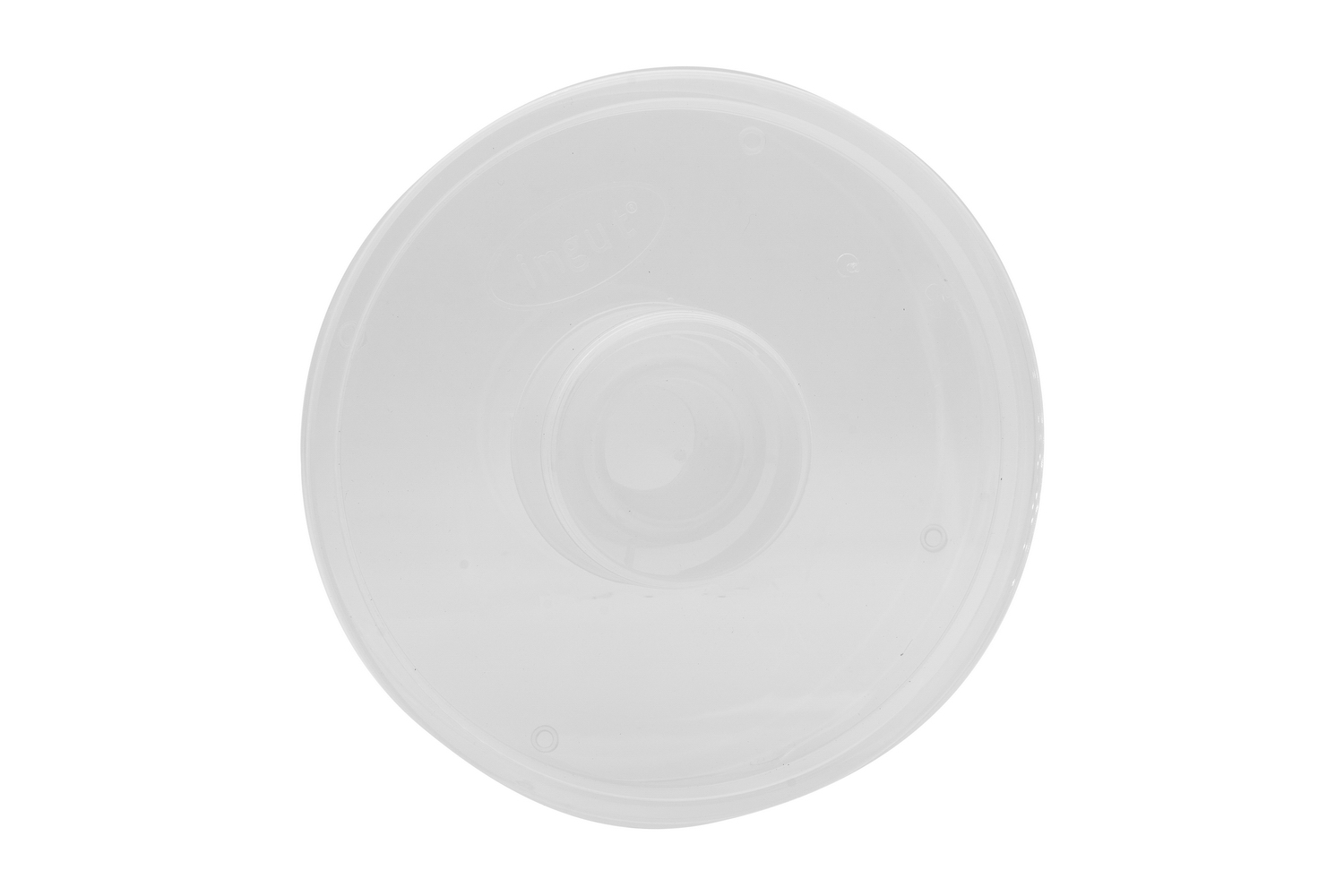 Round plastic feeding trough 2 liters