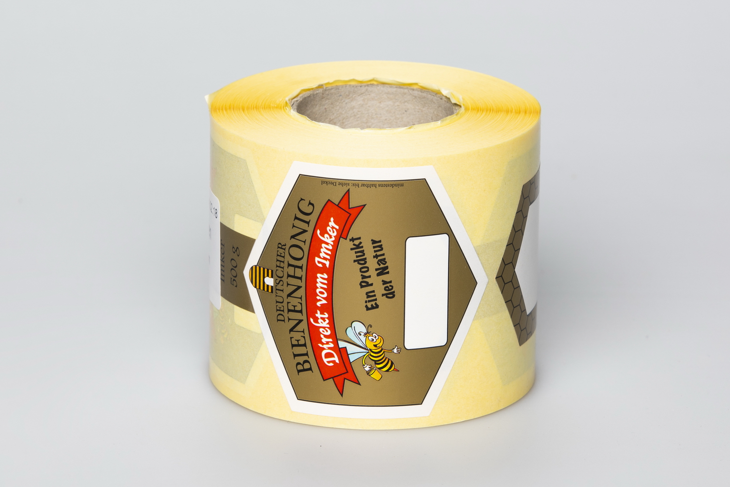 Honigglas-Etikett 500 g Rolle