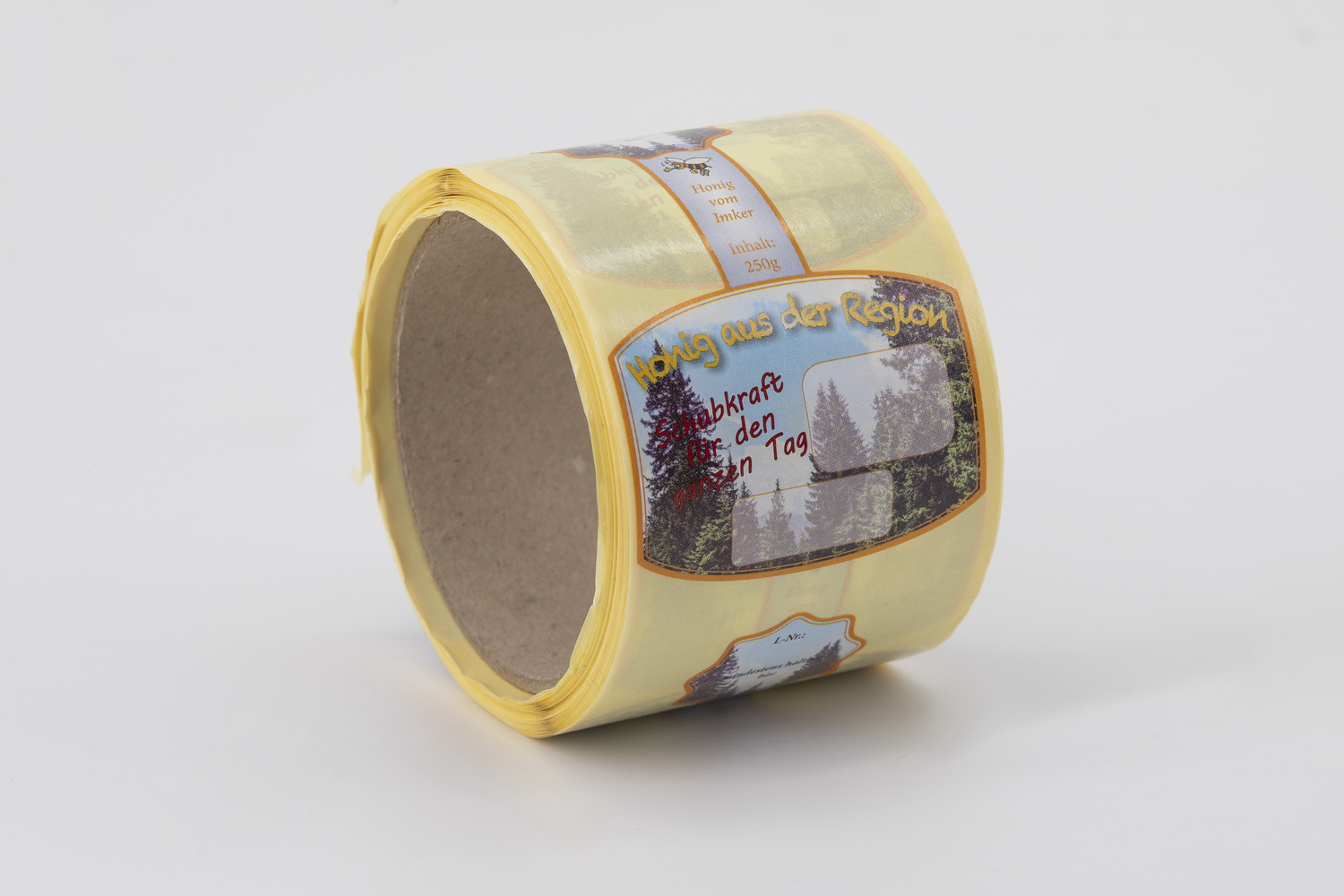 Honigglas-Rollenetikett Wald 500 g