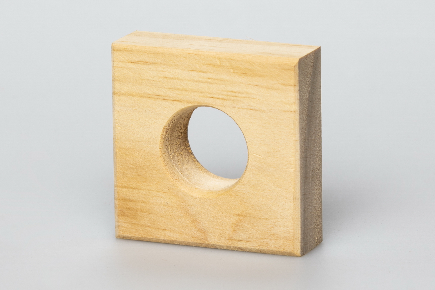 Wood square with hole