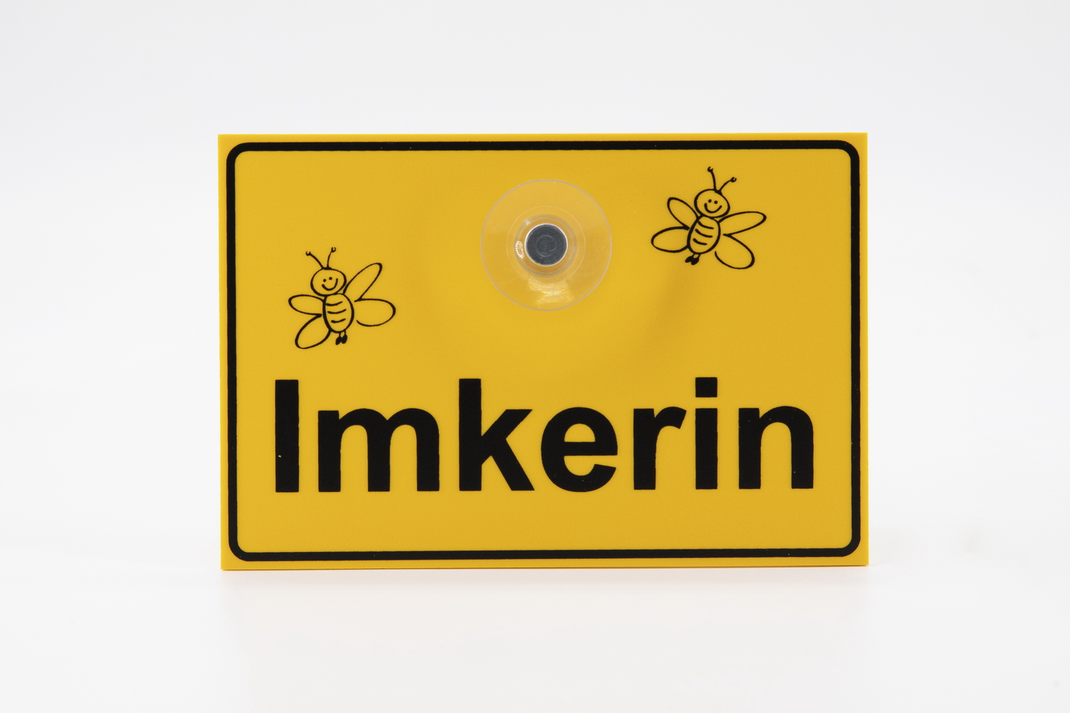 Saugnapfschild Imkerin