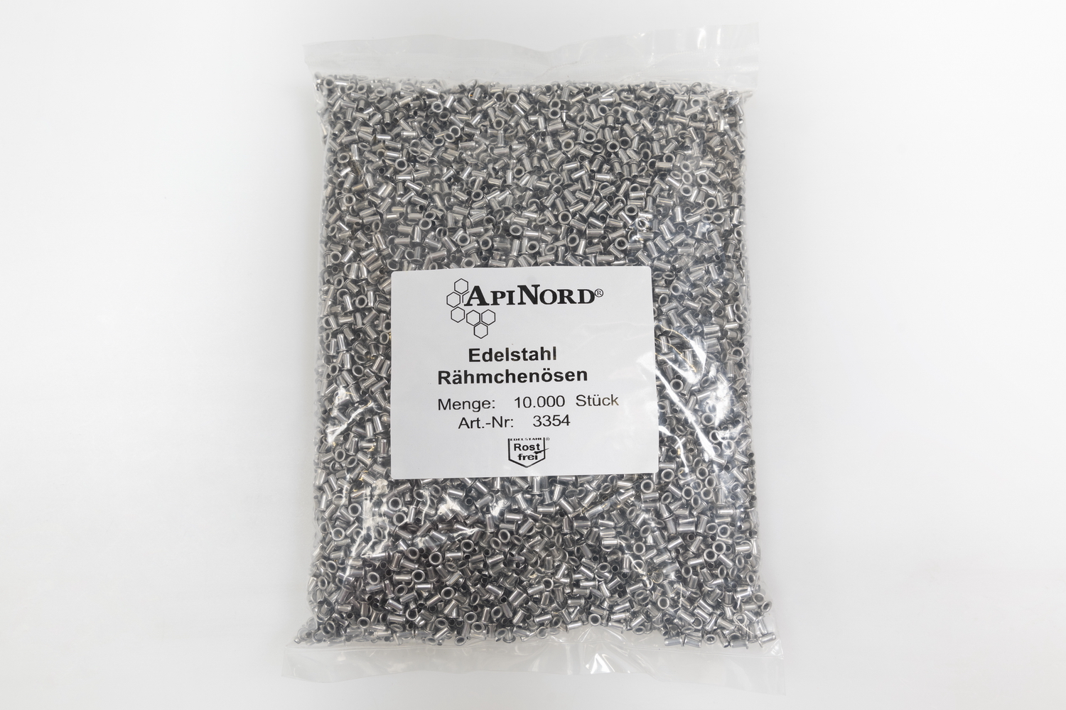 Rähmchen-Ösen Edelstahl 10.000 Stück