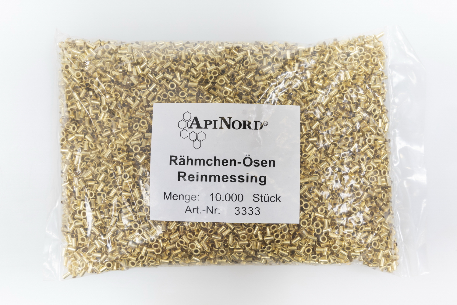 Reinmessing Ösen 10.000 Stück