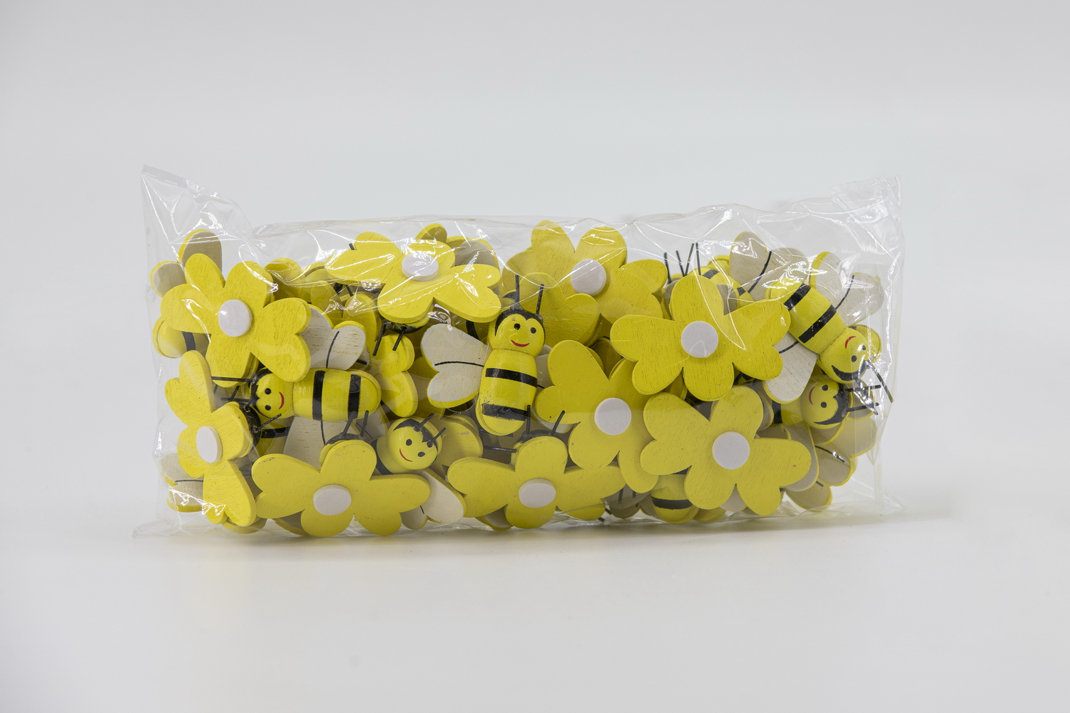 Deko Klebebienchen aus Holz