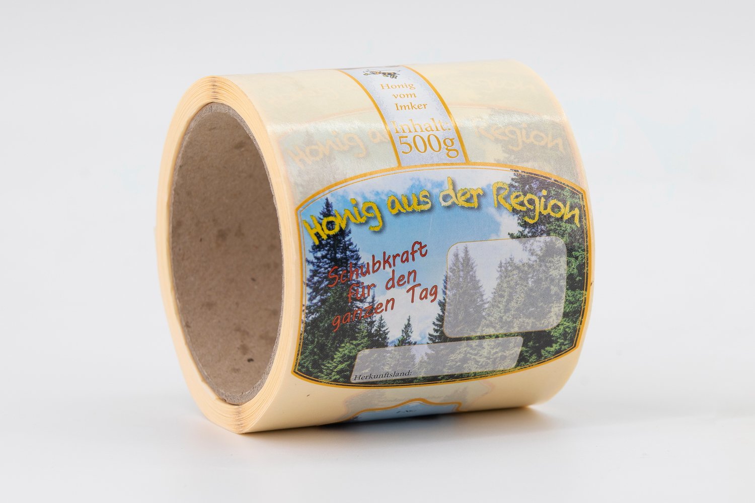 Honigglas-Rollenetikett Wald 250 g