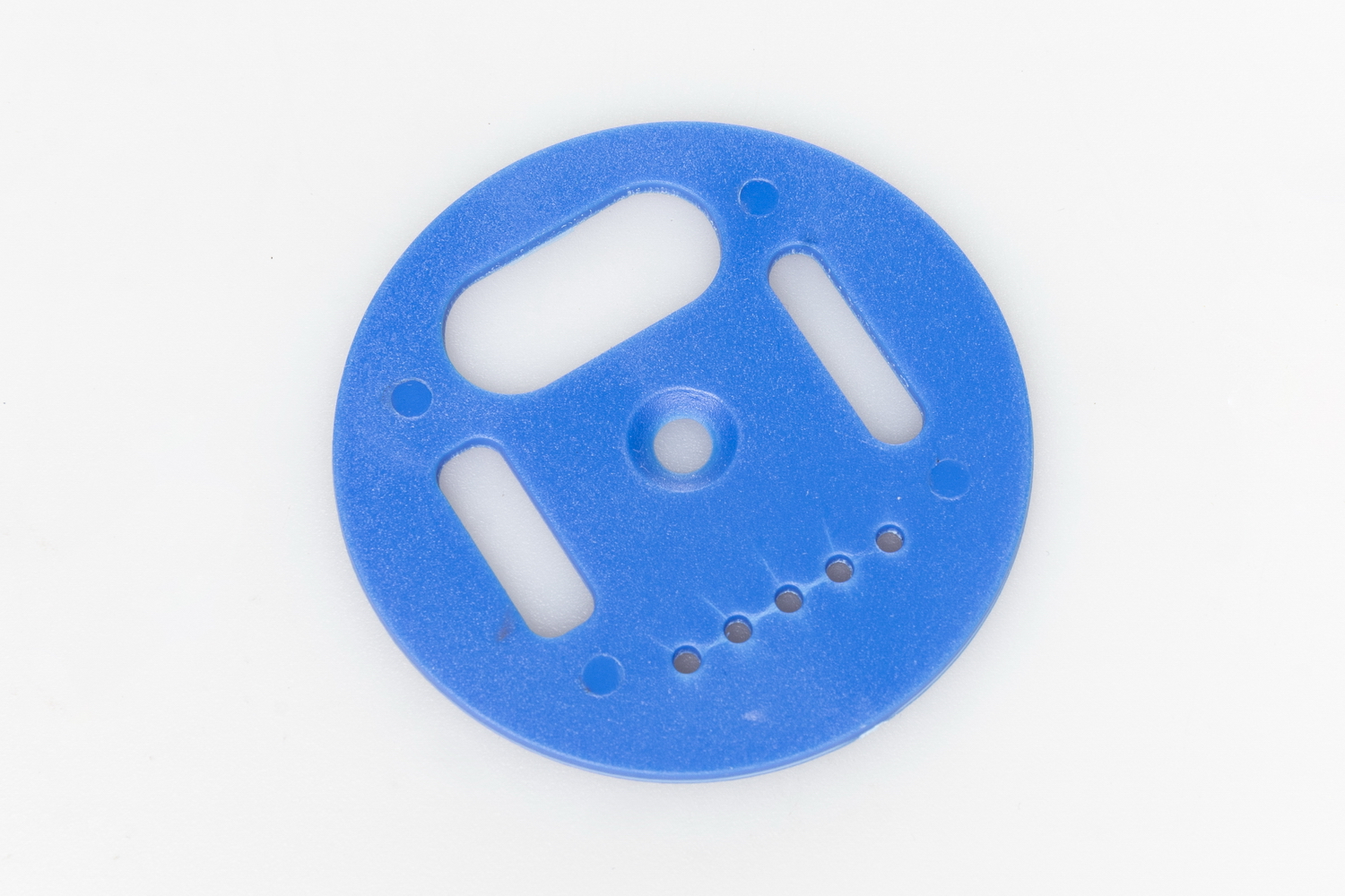 Flight hole rosette with drone barrier plastic white