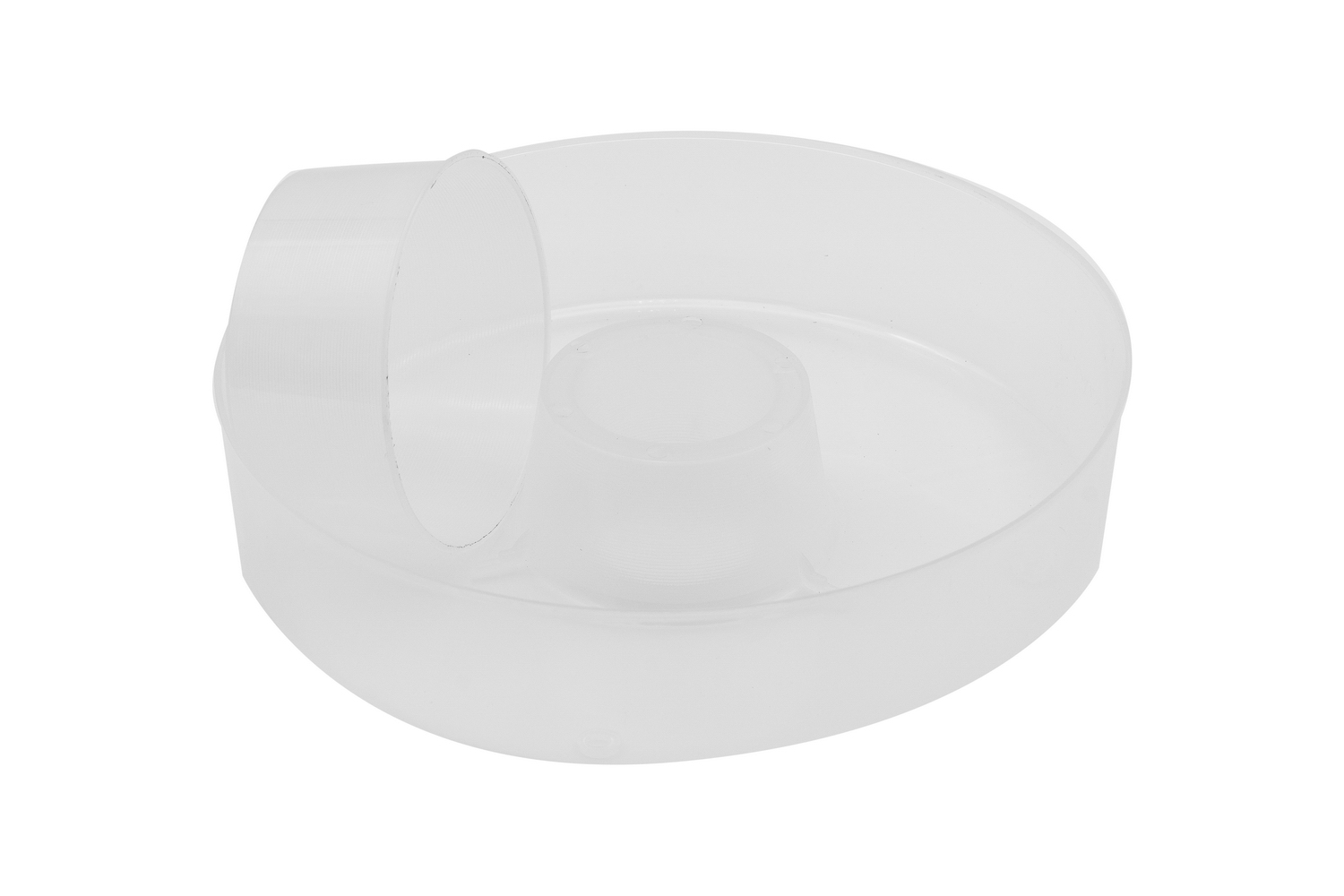 Plastik-Futtertrog 1,5 Liter rund