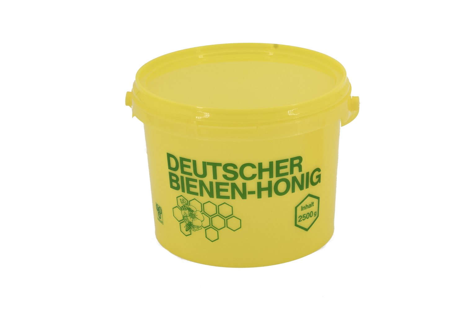 Honig-Eimer 2,5 kg gelb mit Druck