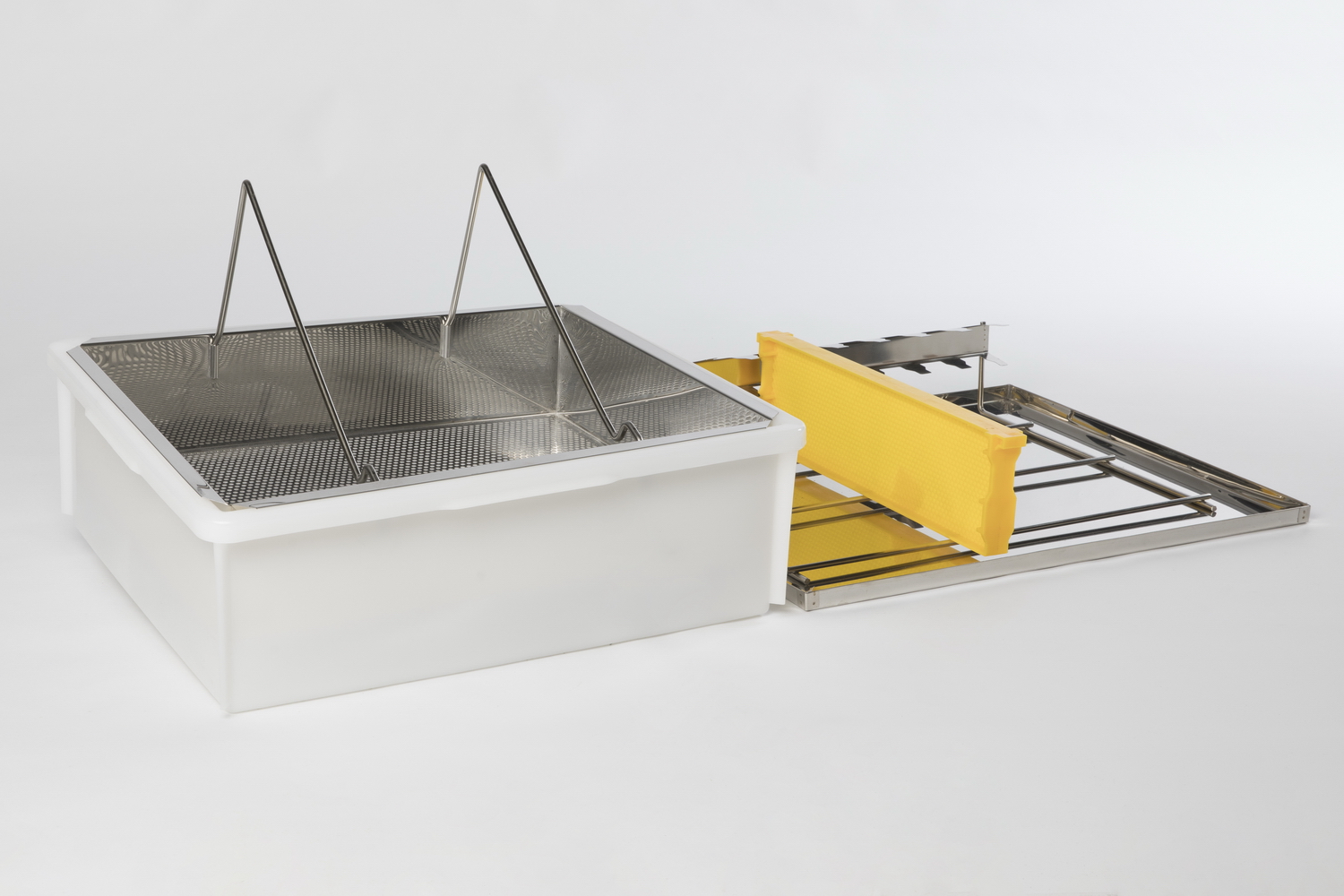 Bieno®Metall Entdecklungsgeschirr für 1 Person mit Wabenbock