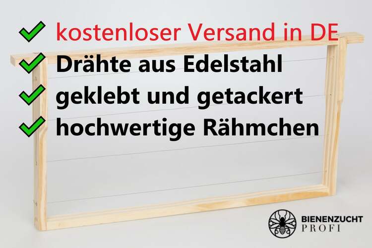 Ruche Frankenbeute 10 cadres Zander avec fond haut