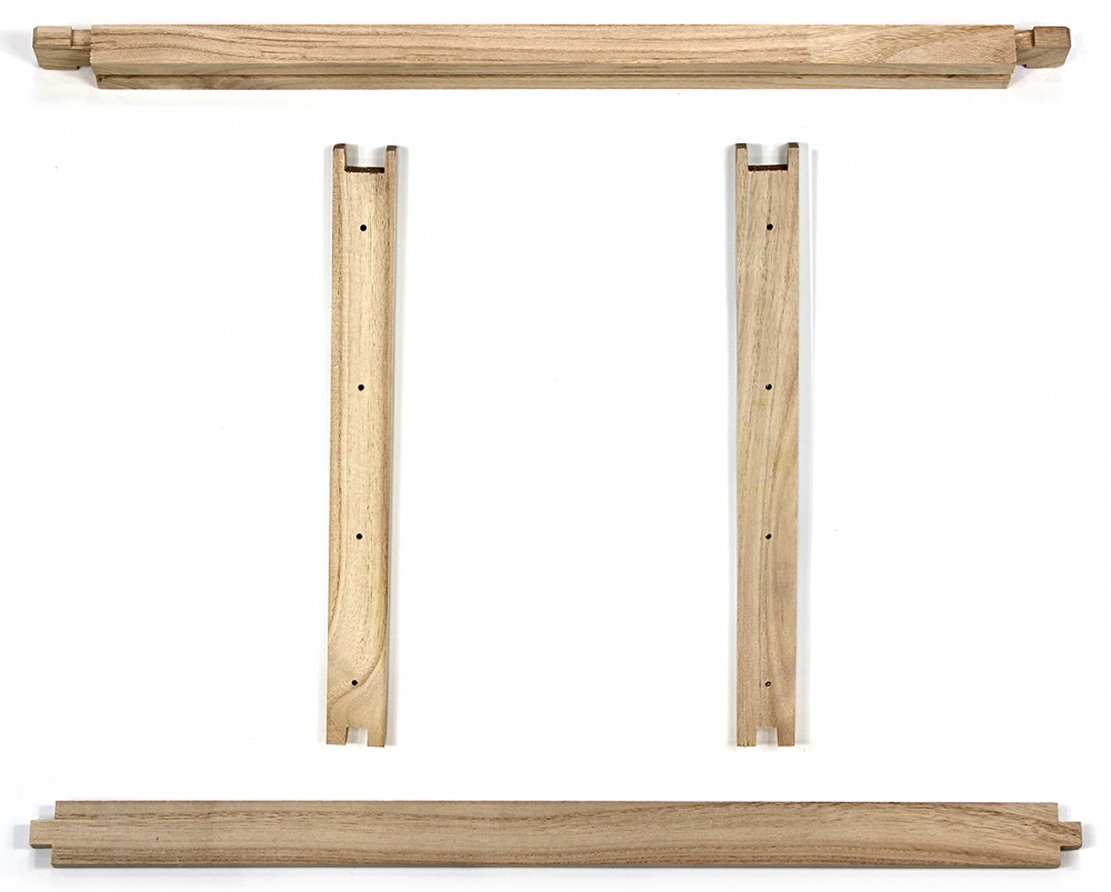 EWG® Rähmchen in Teilen Dadant US 285 mm, gerade Seiten