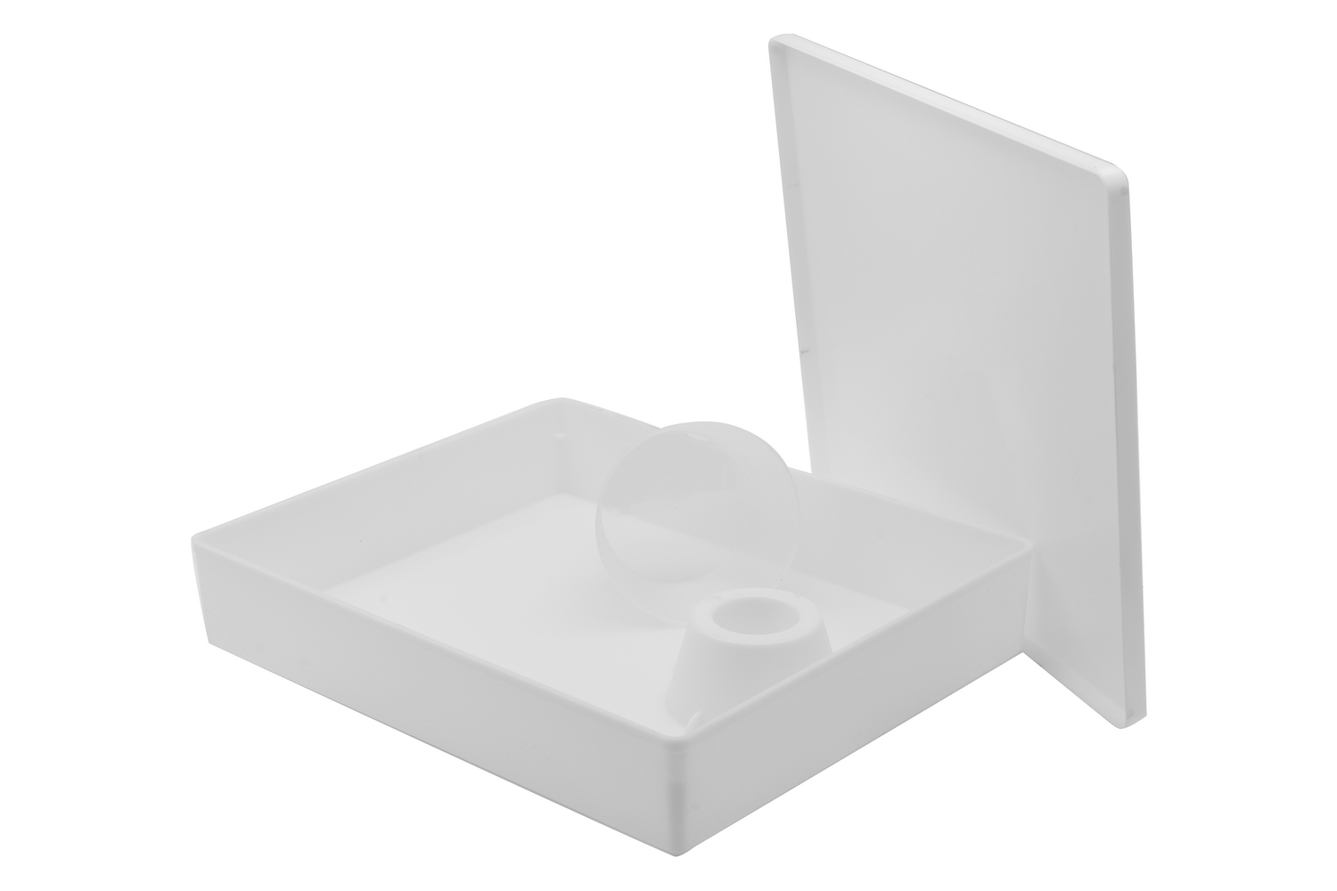 Plastic feeding trough 6 l square