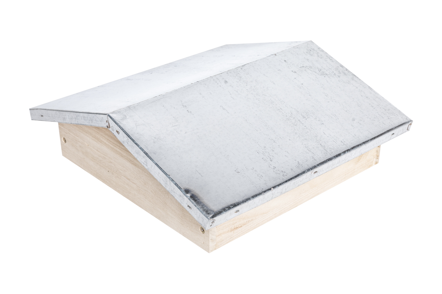 Mini Plus Satteldach mit Blechbeschlag