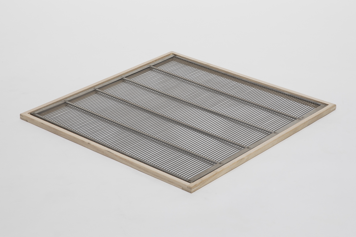 12er Dadant US/ Blatt Niro Absperrgitter im Holzrahmen