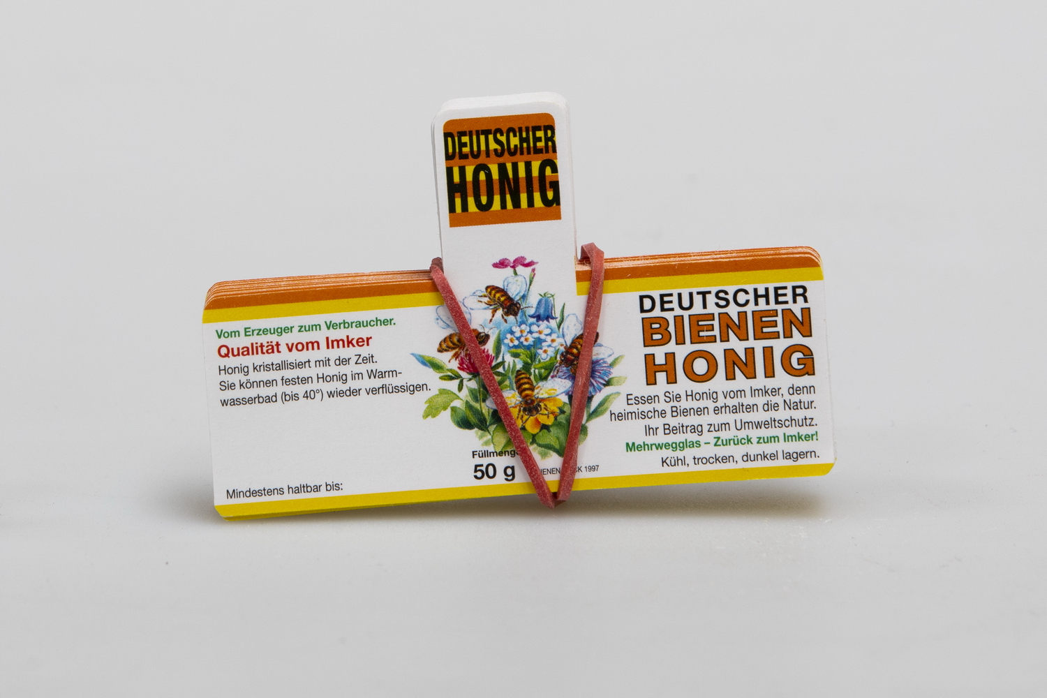 Flores Etikett Blüten 50 g nassklebend