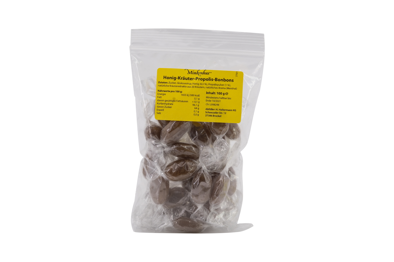 MINKENHUS Honig-Kräuter-Propolis-Bonbons