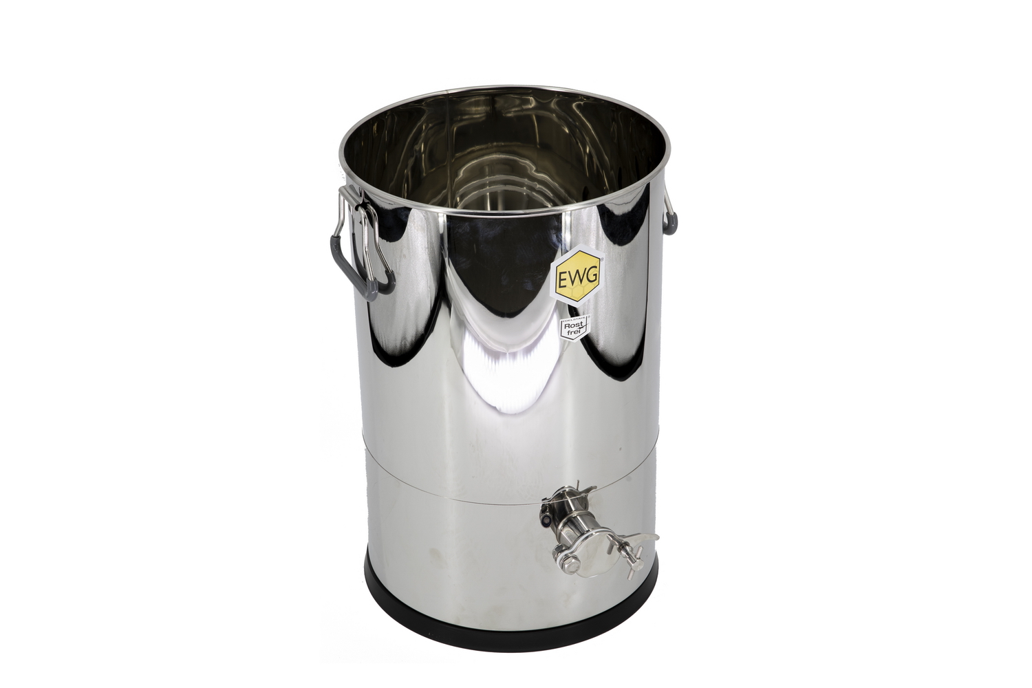 EWG® Schrägboden-Abfüller 35 kg aus Edelstahl mit Heizung