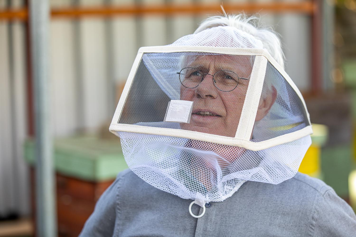 Ami - Classic-Schleier mit Pfeifenloch