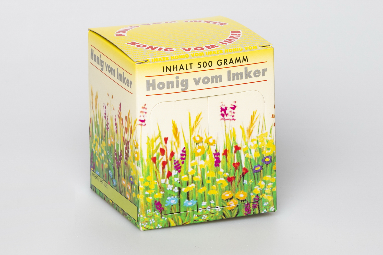 Geschenk-Karton Blumenwiese 500g