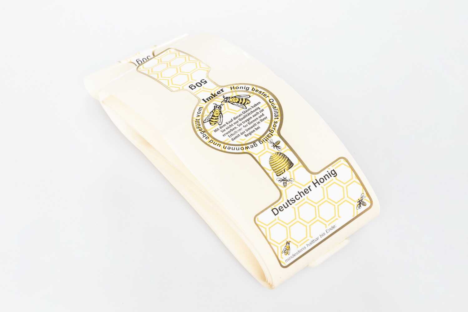 Honigglas-Etikett 50g