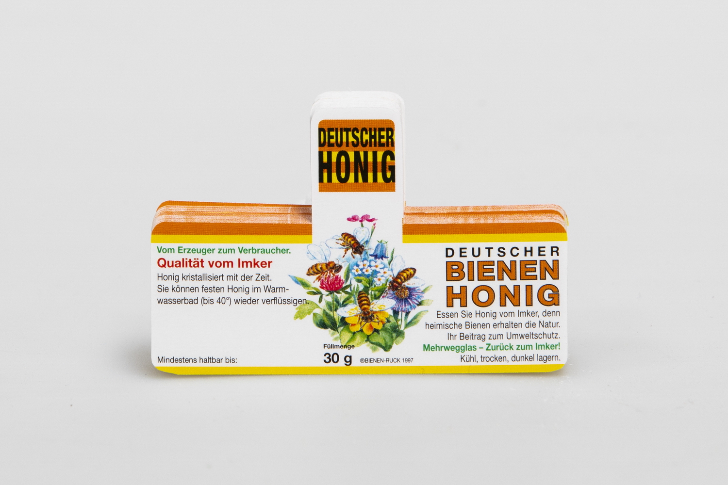 Flores Etikett Blüten 30 g nassklebend