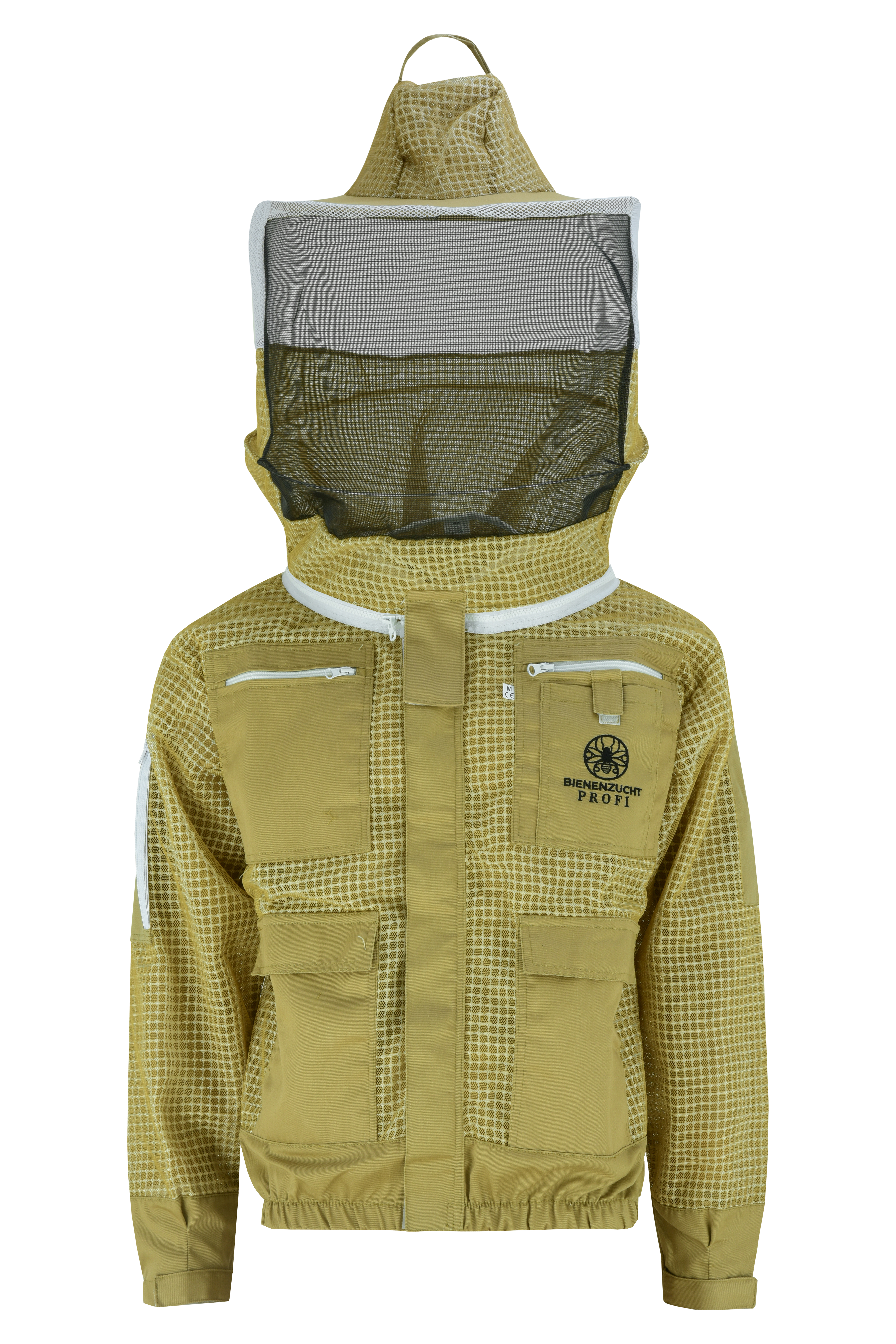 Imkerschutzjacke Farbe Khaki luftdurchlässig + Rundschleier