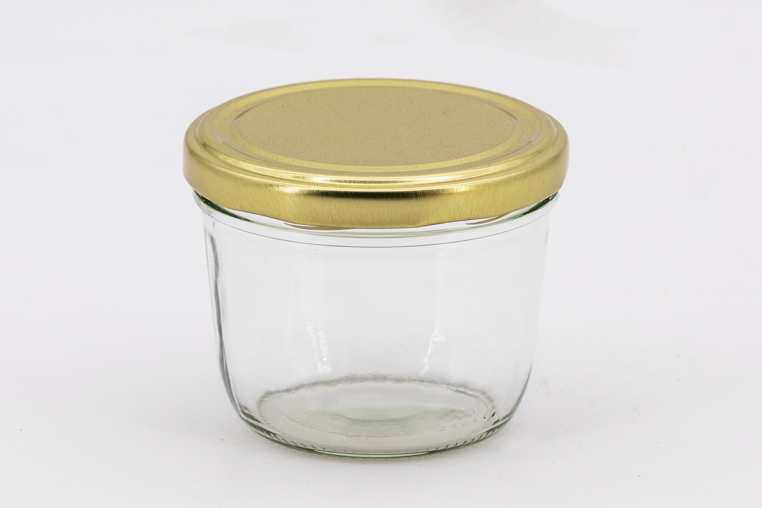 Inverted jar 230 ml with 82 gold