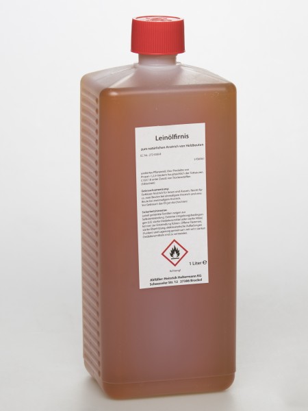 Linseed oil varnish 1 l canister
