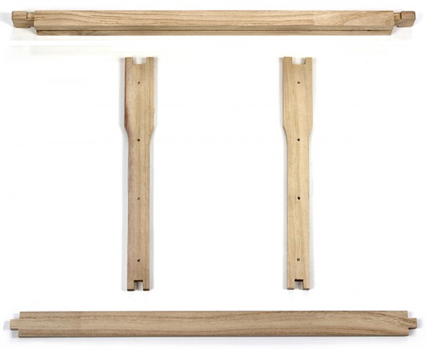 EWG® Rähmchen in Teilen Dadant US 285 mm Hoffmann-Seiten