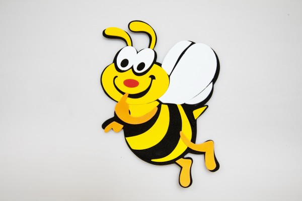 Deko abeille adhésive grande