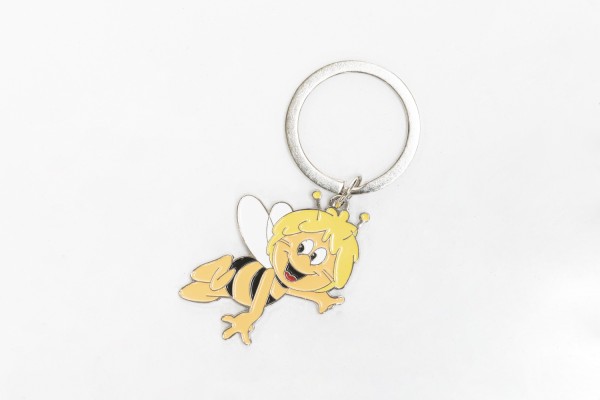 Keychain "Bee with white wings"