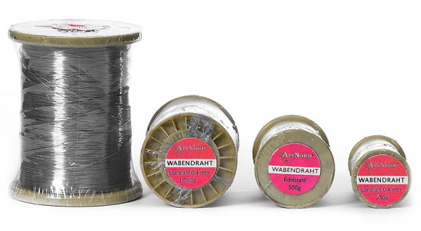 ApiNord® 250 g Edelstahl Wabendraht Ø 0,4