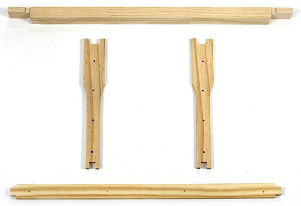 EWG® Rähmchen in Teilen Zander 220 mm modifiziert Hoffmann-Seiten
