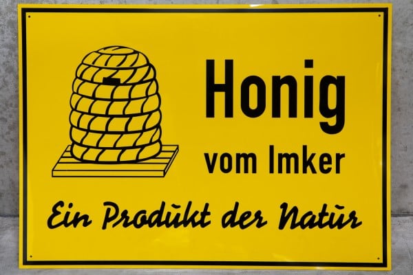 ApiNord® Outdoor advertising sign 30 x 20 cm 'Honey from the beekeeper...'